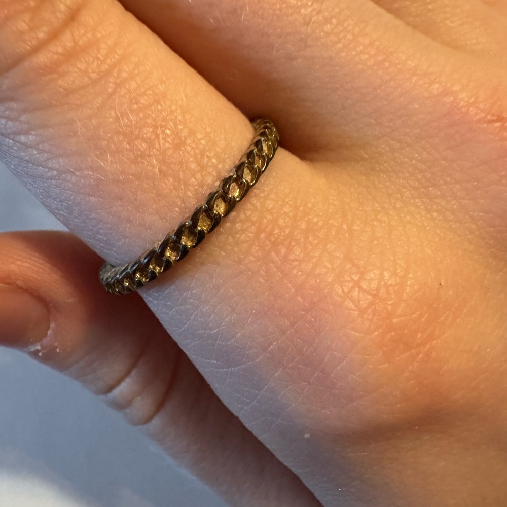 Gold Chain Ring